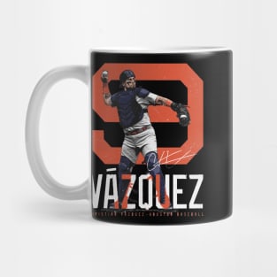 Christian Vazquez Houston Bold Number Mug
